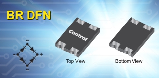 CBRDFSH Series Schottky Bridge Rectifiers in new BR DFN